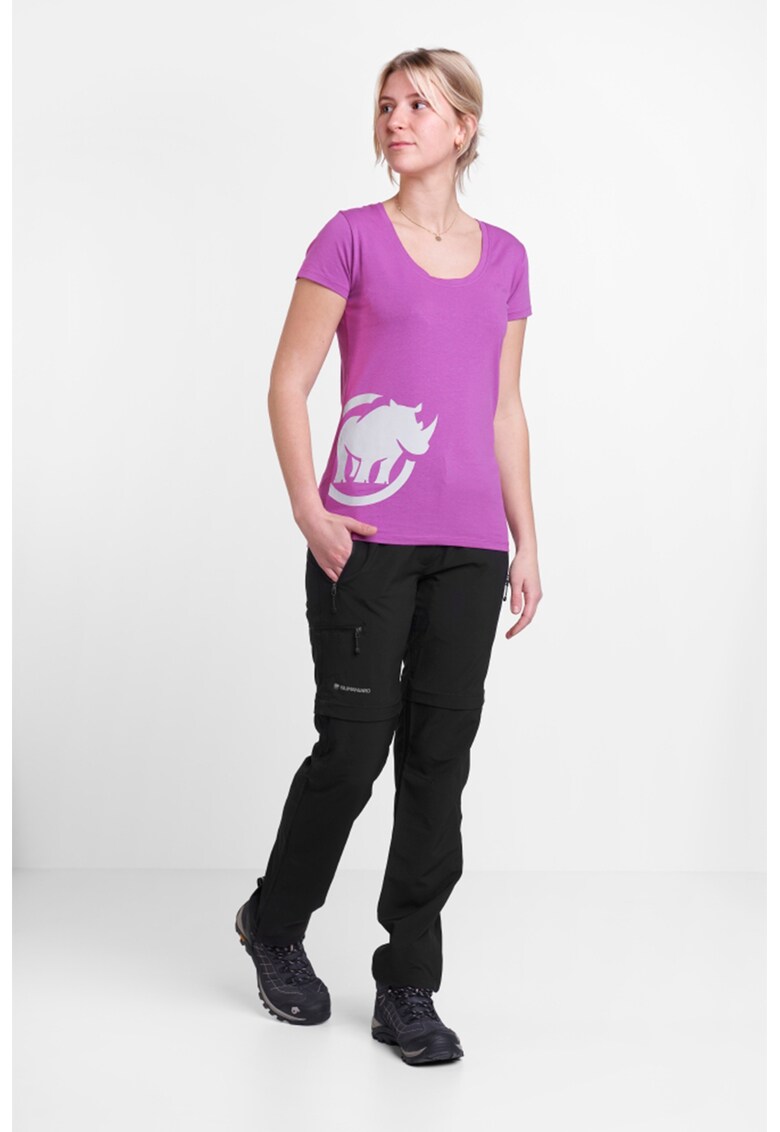 Tricou din amestec de bumbac organic pentru trekking