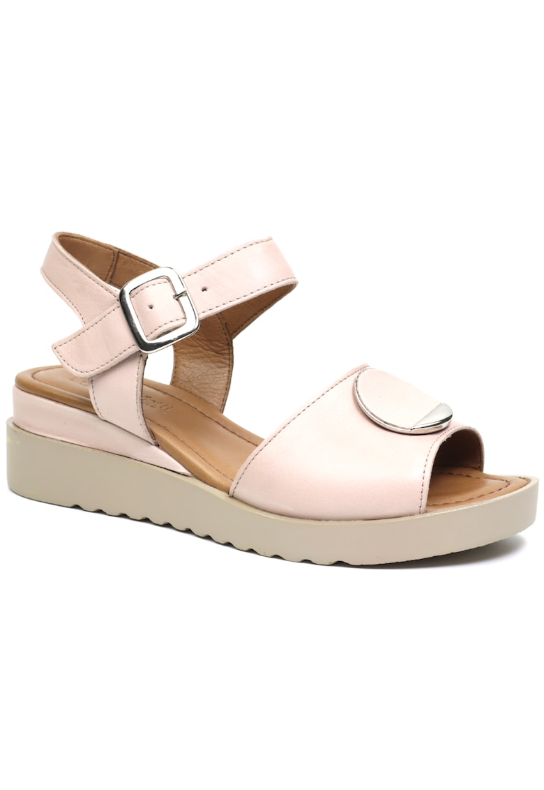 Sandale dama D22 S361 pudra