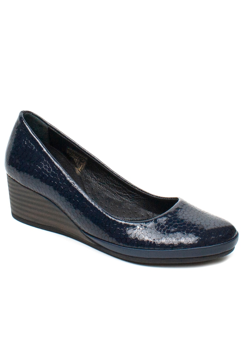 Pantofi dama 1853 bleumarin lac