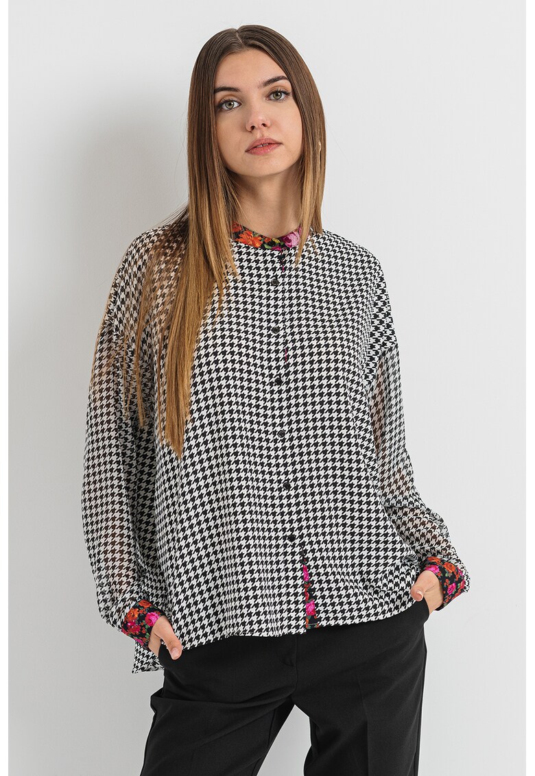 Camasa cu model houndstooth Miocene