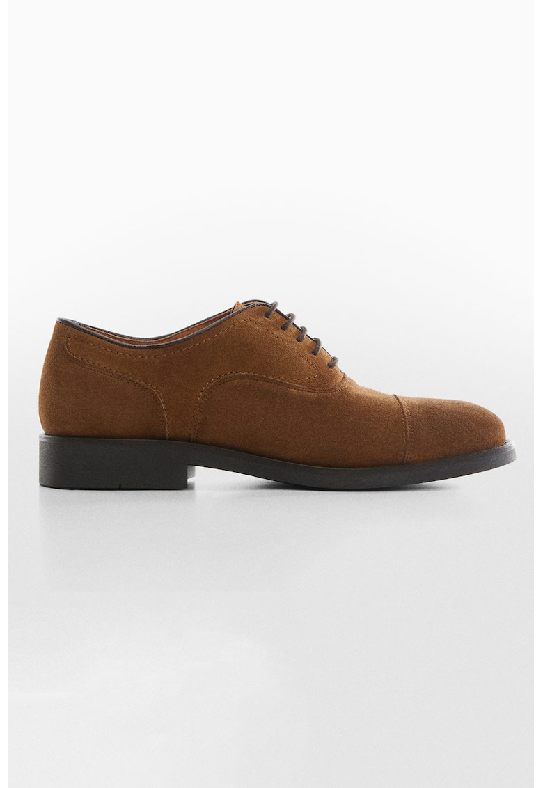 Pantofi Oxford de piele intoarsa Basiser