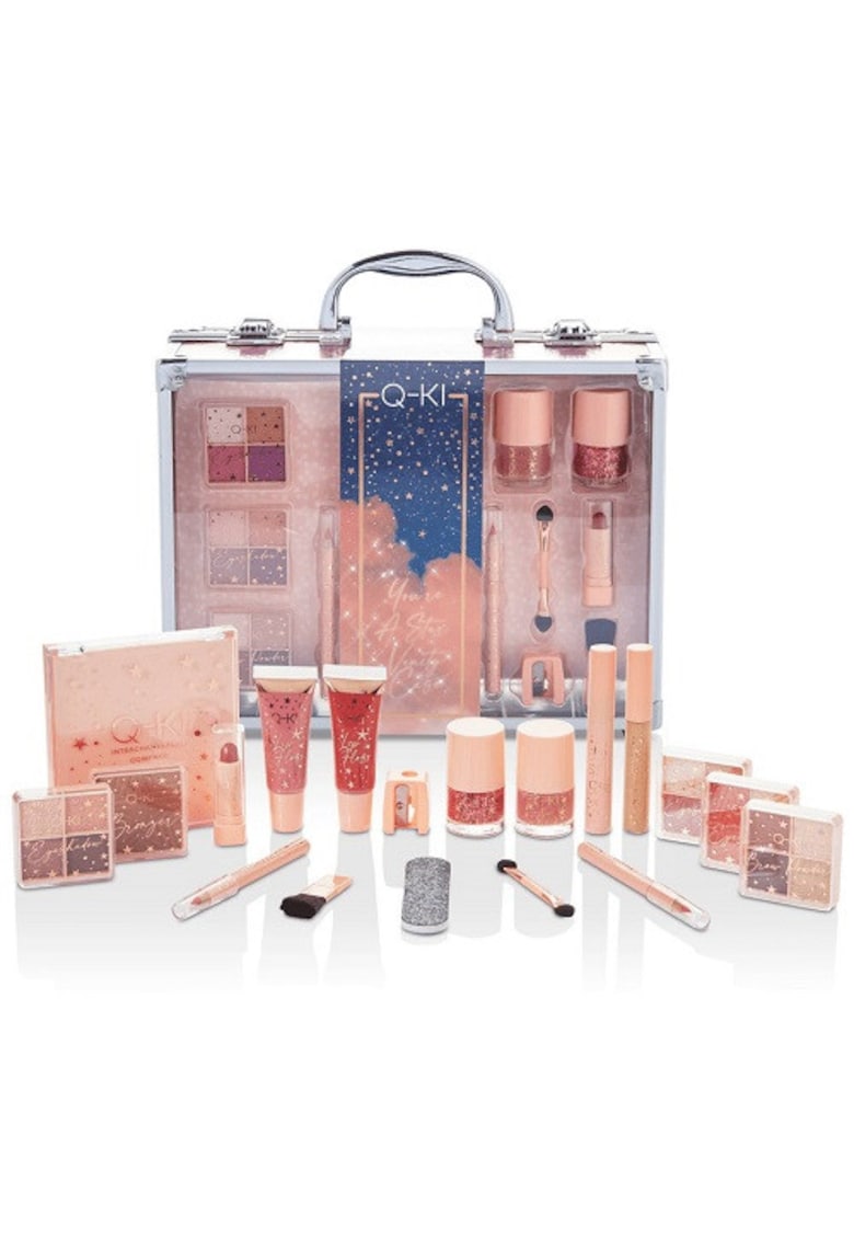 Set machiaj - Q-KI You Are a Star Vanity Gift Set - 19 produse