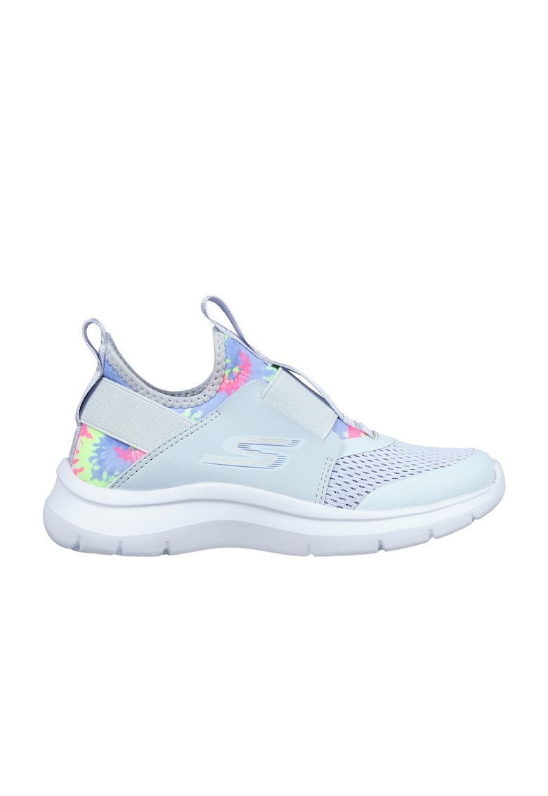 Pantofi fete Slip On Skech Fast Surprise Groove - Albastru - Albastru