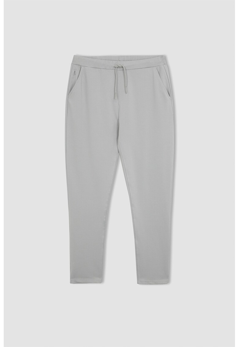 Pantaloni sport conici cu snur