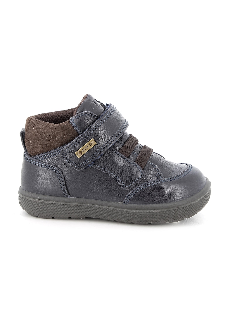 Pantofi sport mid-high din piele si piele intoarsa