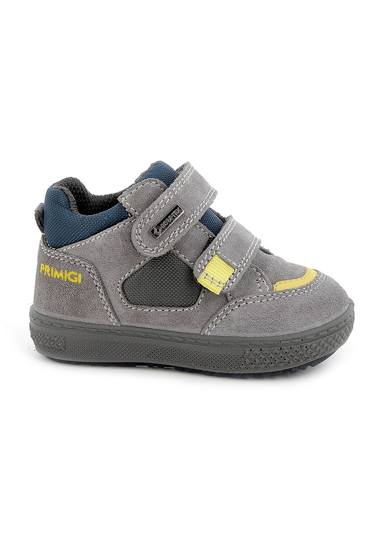 Pantofi sport din piele intoarsa cu inchidere velcro