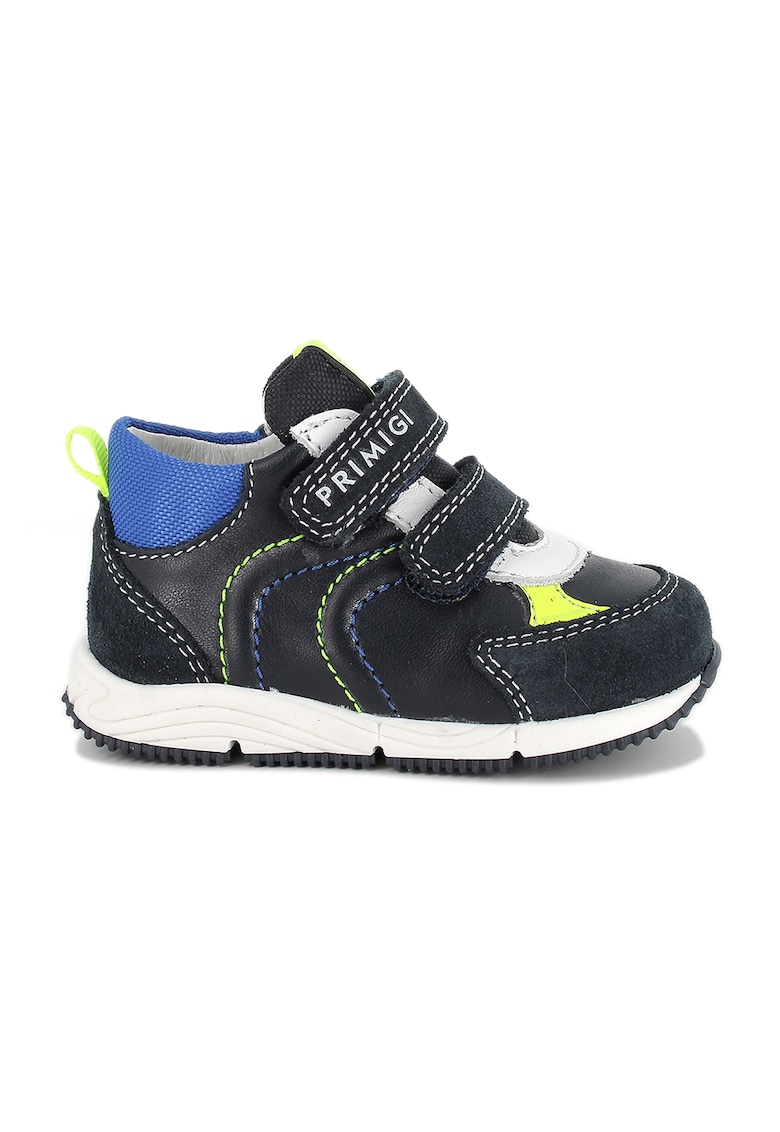Pantofi sport cu model colorblock si inchidere velcro