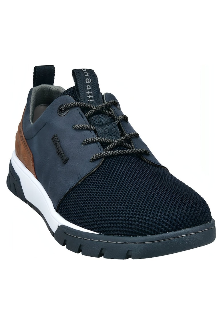 Pantofi sport barbati - Textil - Multicolor - 98754 - Albastru