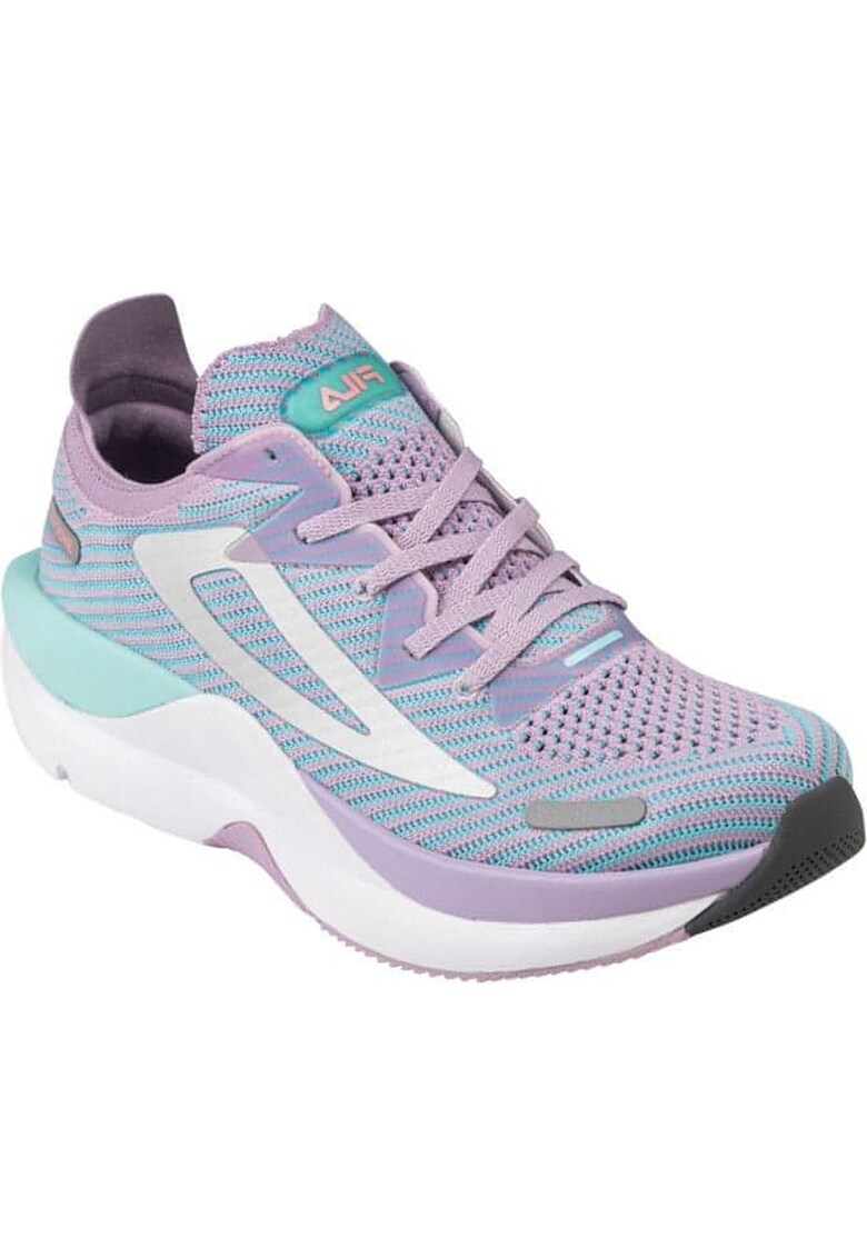 Pantofi sport Shocket Run - Sintetic/Textil - Alb/Mov