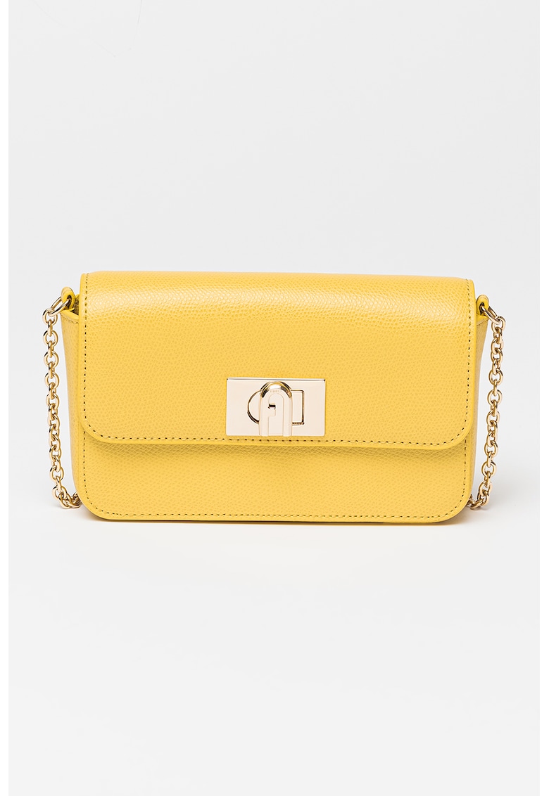 Geanta crossbody din piele cu bareta din lant 1927