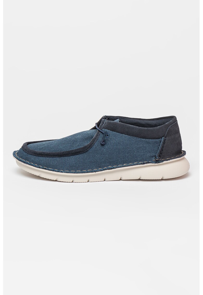 Pantofi boat cu insertii de piele intoarsa Colehill Easy