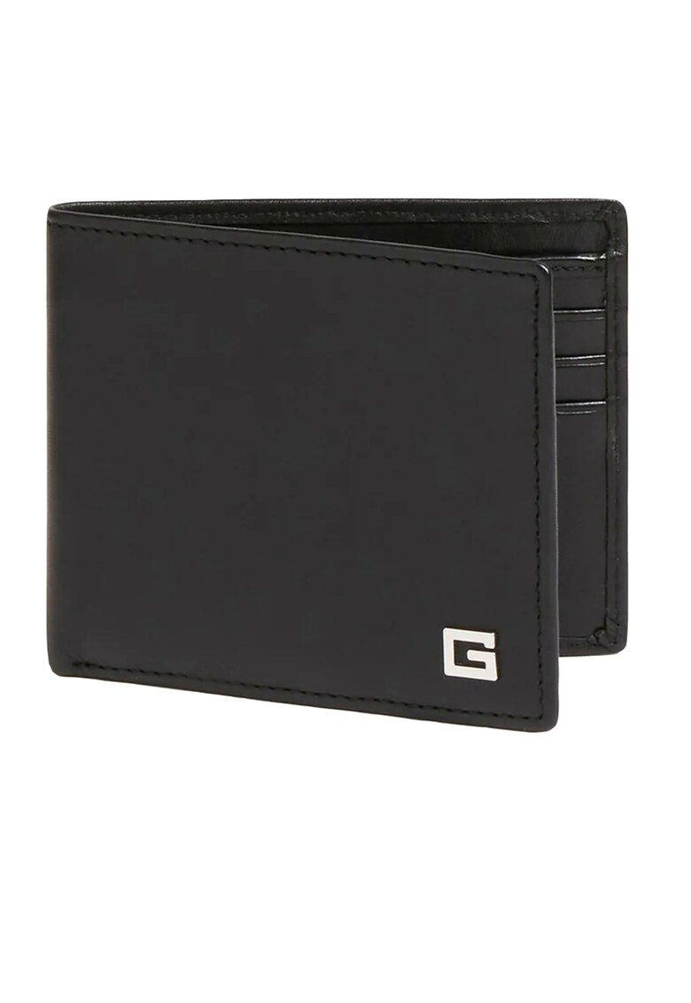 Portofel de piele SMZURI-LEA27 - Negru