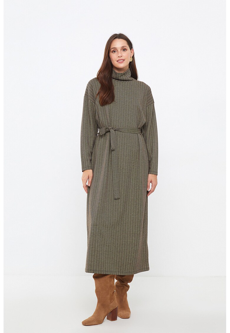 Rochie cu cordon in talie
