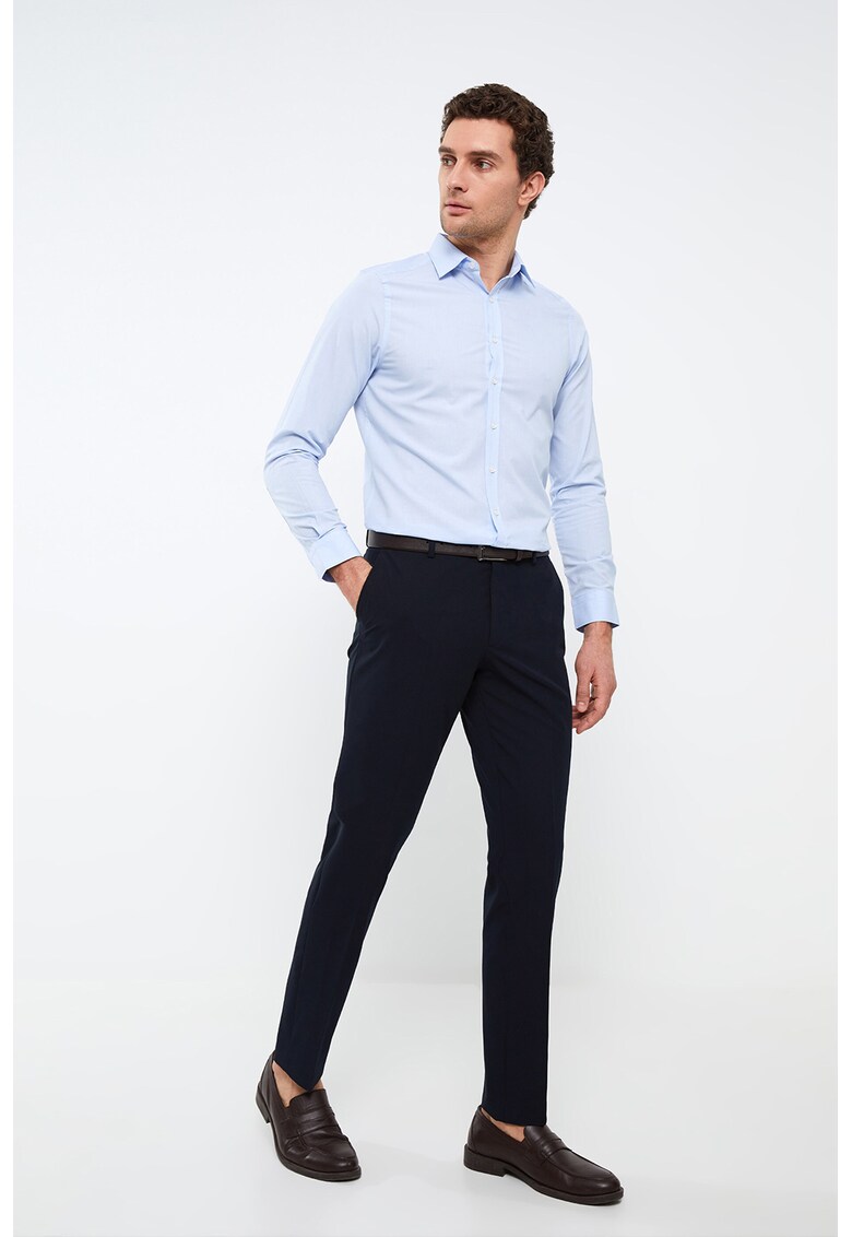 Pantaloni eleganti cu buzunare oblice