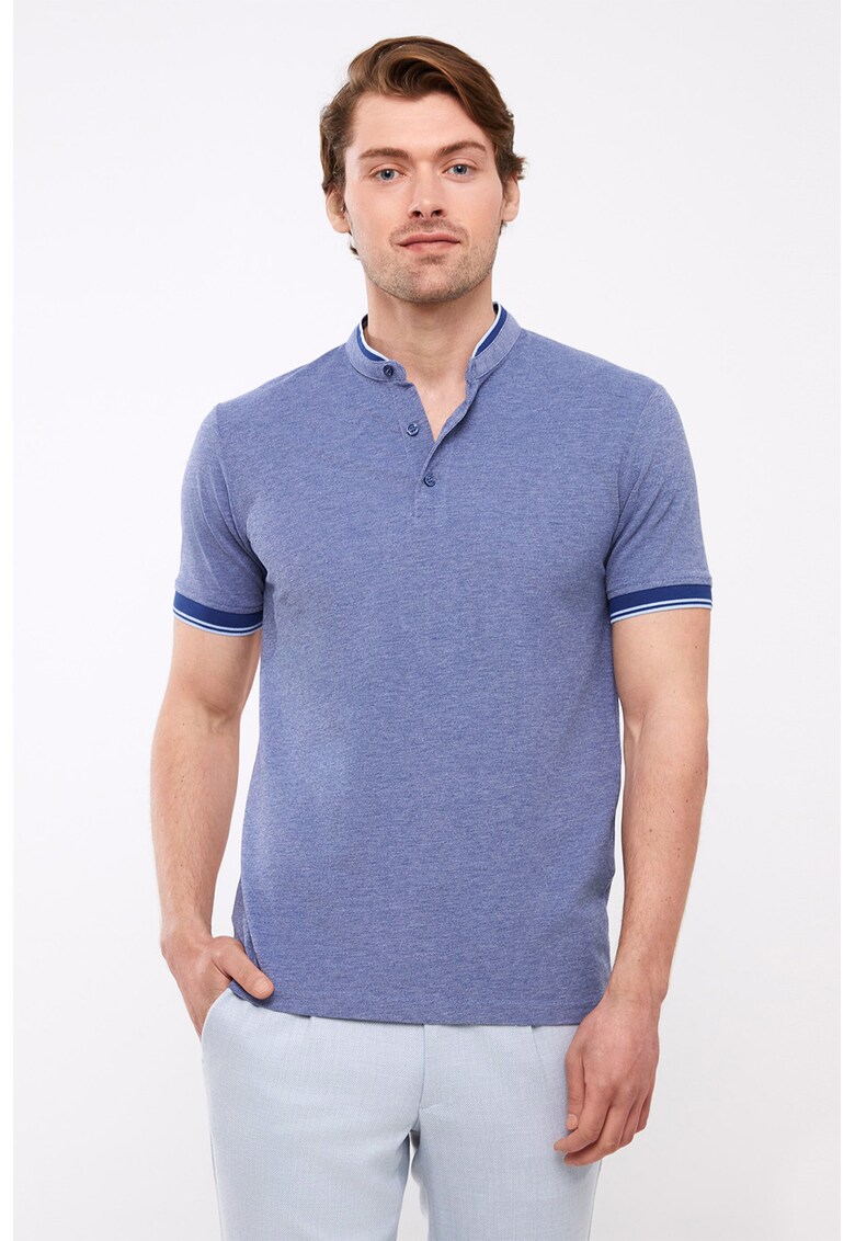 Tricou Henley uni