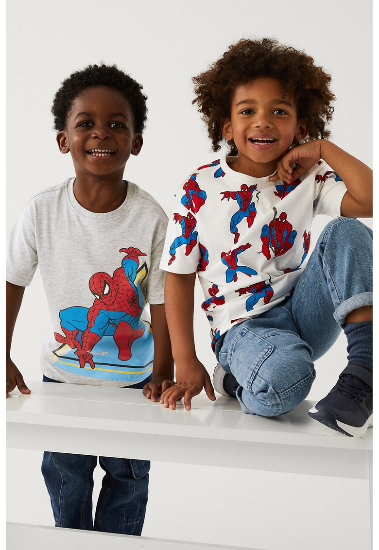 Marks & Spencer Set de tricouri cu spider-man - 2 piese
