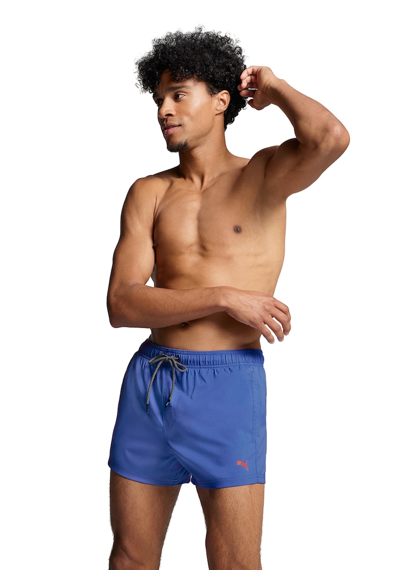 Pantaloni scurti de baie cu snur de ajustare Pantaloni scurti de baie cu snur de ajustare