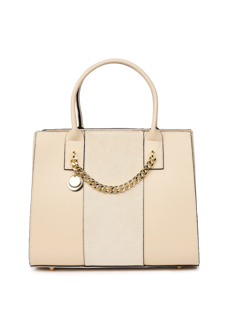 Geanta piele naturala cu doua compartimente Narcisa Geanta piele naturala cu doua compartimente Narcisa