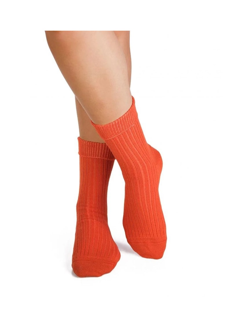 Sosete groase din Lana Portocaliu Sosete groase din Lana Portocaliu
