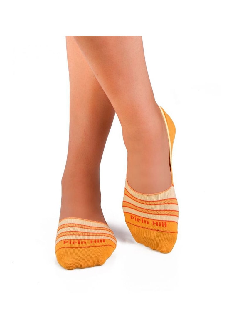 Sosete tip talpici INVISIBLE ORGANIC SOCKS Orange 432 Sosete tip talpici INVISIBLE ORGANIC SOCKS Orange 432