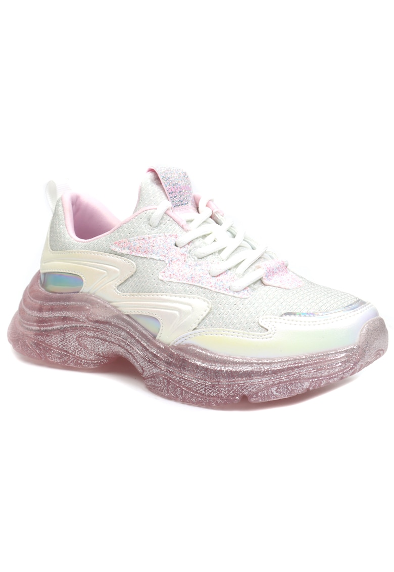 Pantofi copii fete PRISMATIC 310801L WHITE/MULTICOLOR