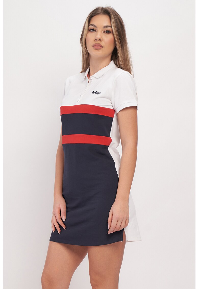 Rochie-tricou cu broderie logo