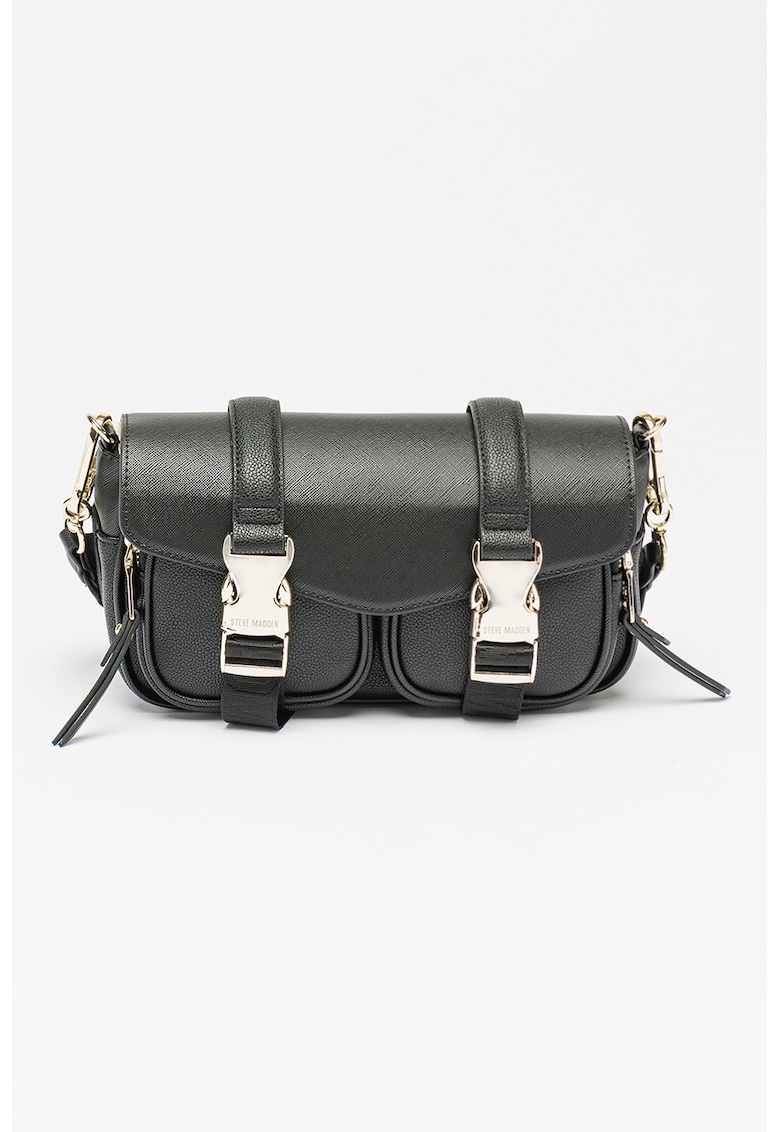 Steve Madden Geanta crossbody de piele ecologica cu buzunare frontale mover