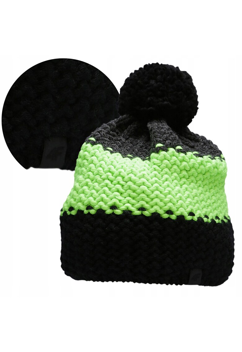 Caciula barbati - Acril - verde/negru - M