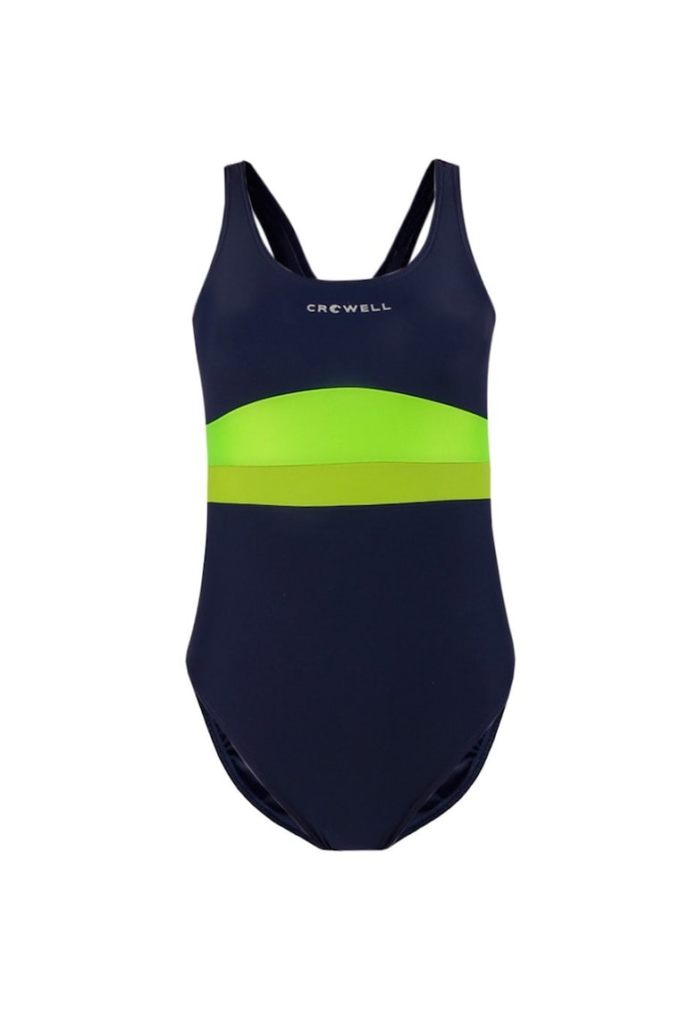 Costum de baie pentru copii - Poliester - Negru/Verde - Multicolor