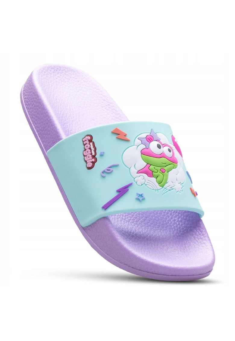 Salpi copii - Mezcla material textil/piele naturala - Rosu/Alb -