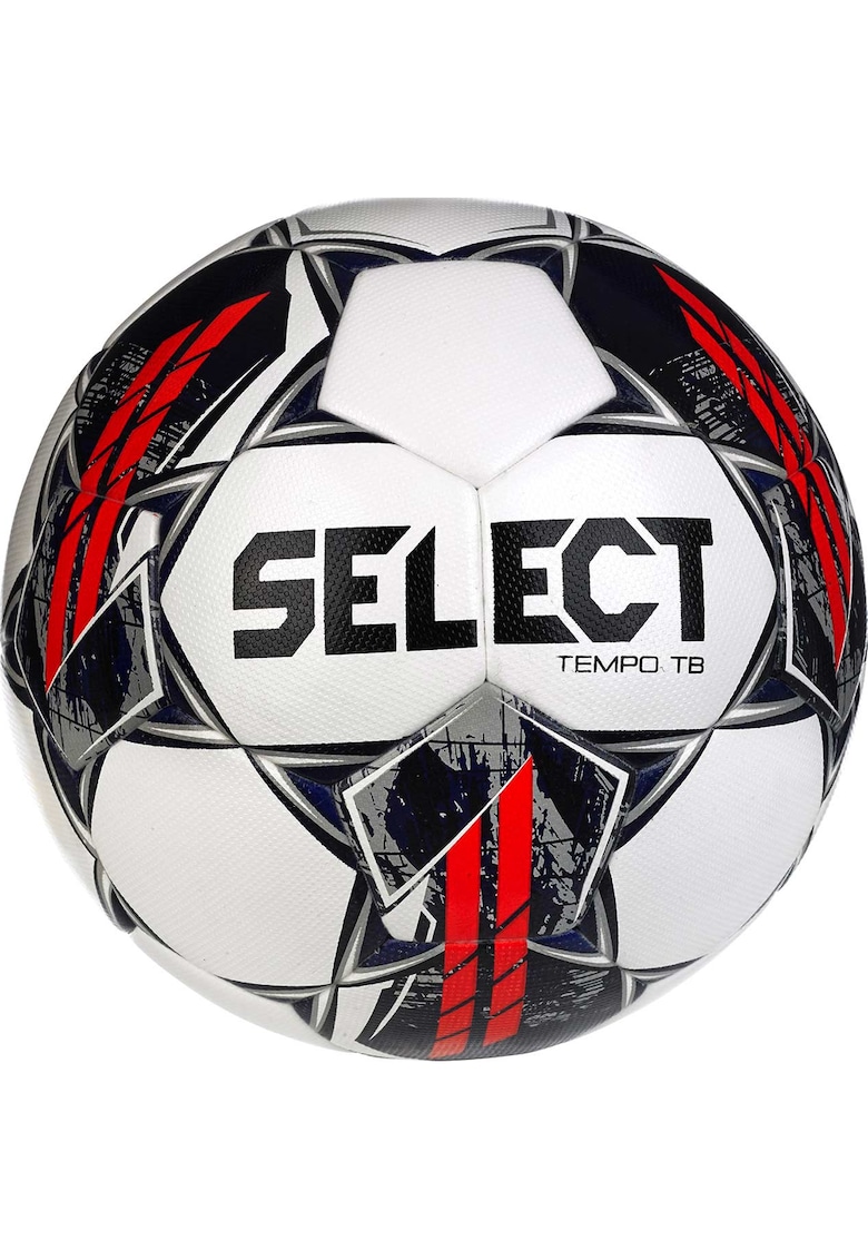 Minge de fotbal - PU - 4.5 cm - Alb/Gri