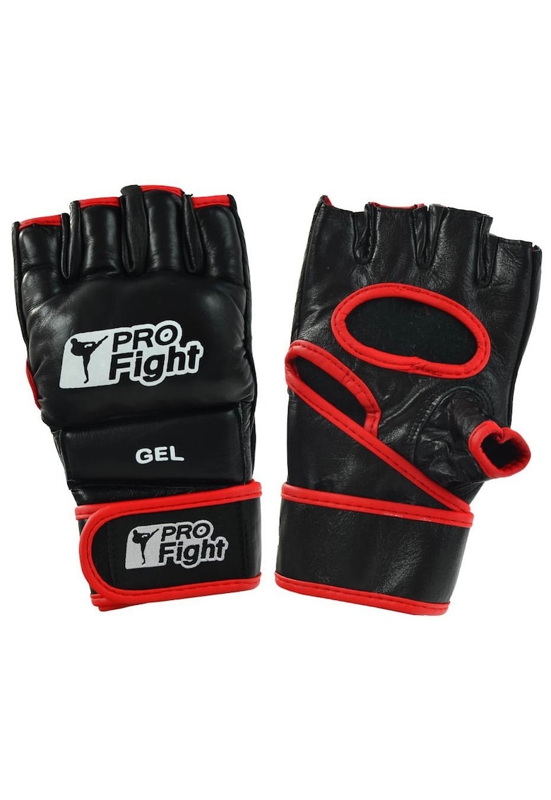 Manusi MMA Textil - Negru/Rosu -