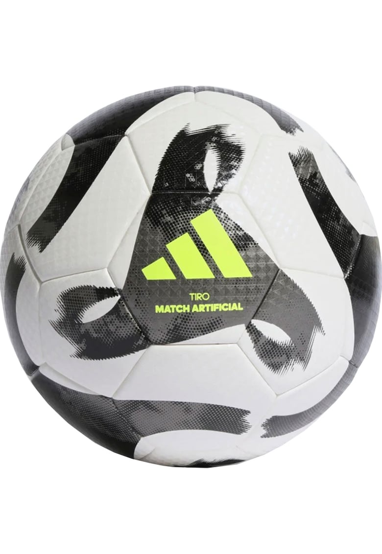 Minge de fotbal - Poliuretan - Alb/Verde/Negru - 5 US
