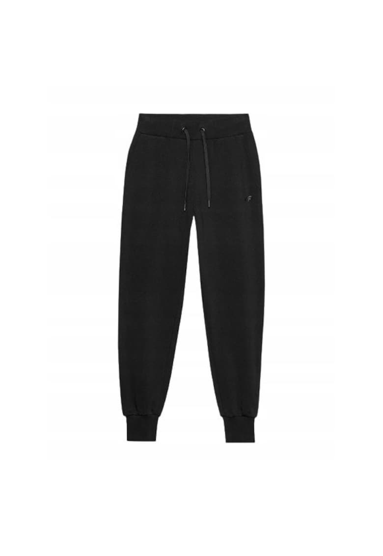 Pantaloni sport dama - Bumbac - Negru -