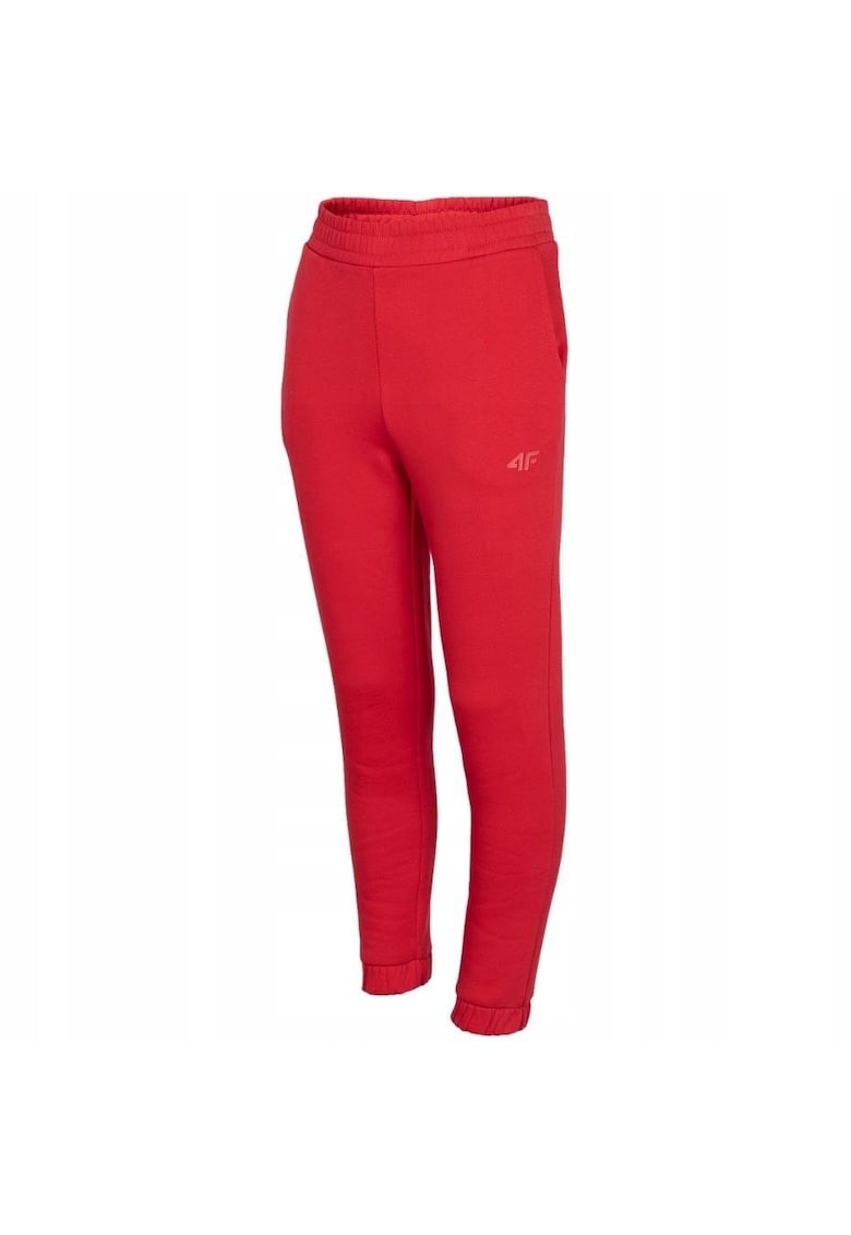 Pantaloni sport pentru copii - Javoli - Bumbac - Rosu - 128 cm - 8 ani