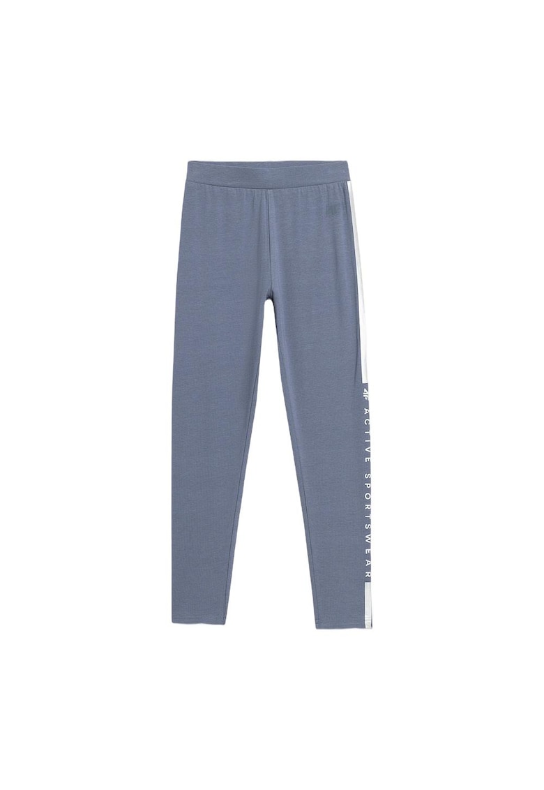 Pantaloni lungi pentru fete - 128 cm - Bumbac - Albastru