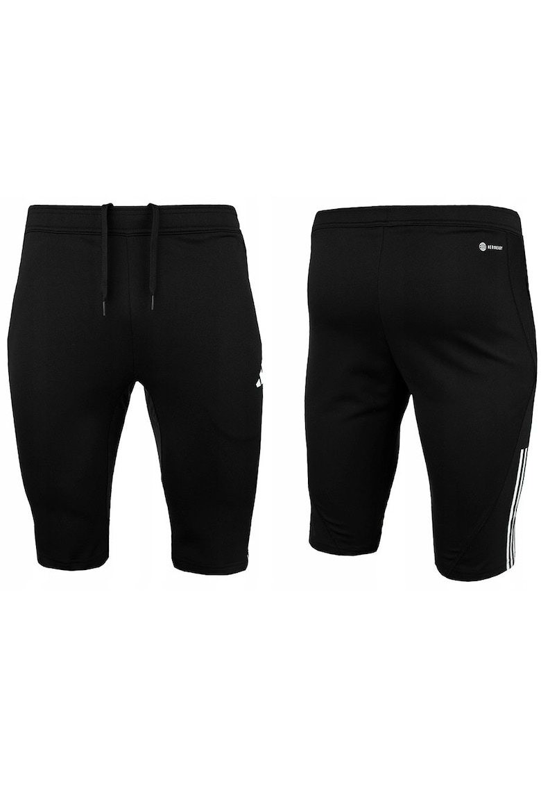 Pantaloni scurti sport barbati Tiro 23 - Poliester - Negru -