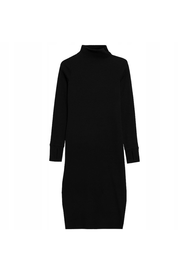 Rochie dama - Bumbac - Negru -