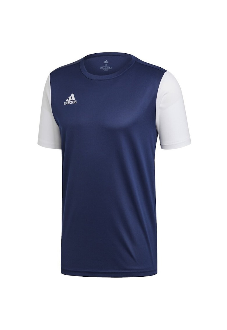 Tricou sport copii - Poliester - Bleumarin/Alb -