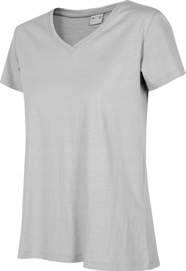 Tricou dama - Bumbac - Gri -