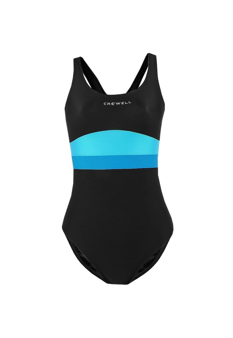 Costum de baie pentru femei - Poliamida - Albastru/Negru -