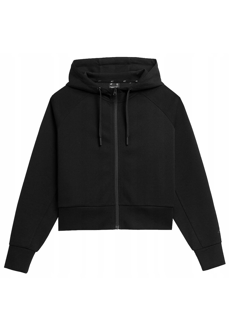 Hanorac dama - H4Z22 - Poliester - Negruaa