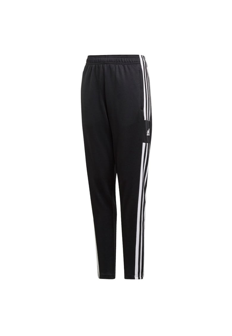 Pantaloni de fotbal pentru copii - Alb/Negru - 116 cm
