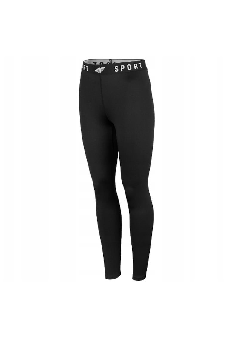 Pantaloni sport dama - Poliester/Elastan - Gri -