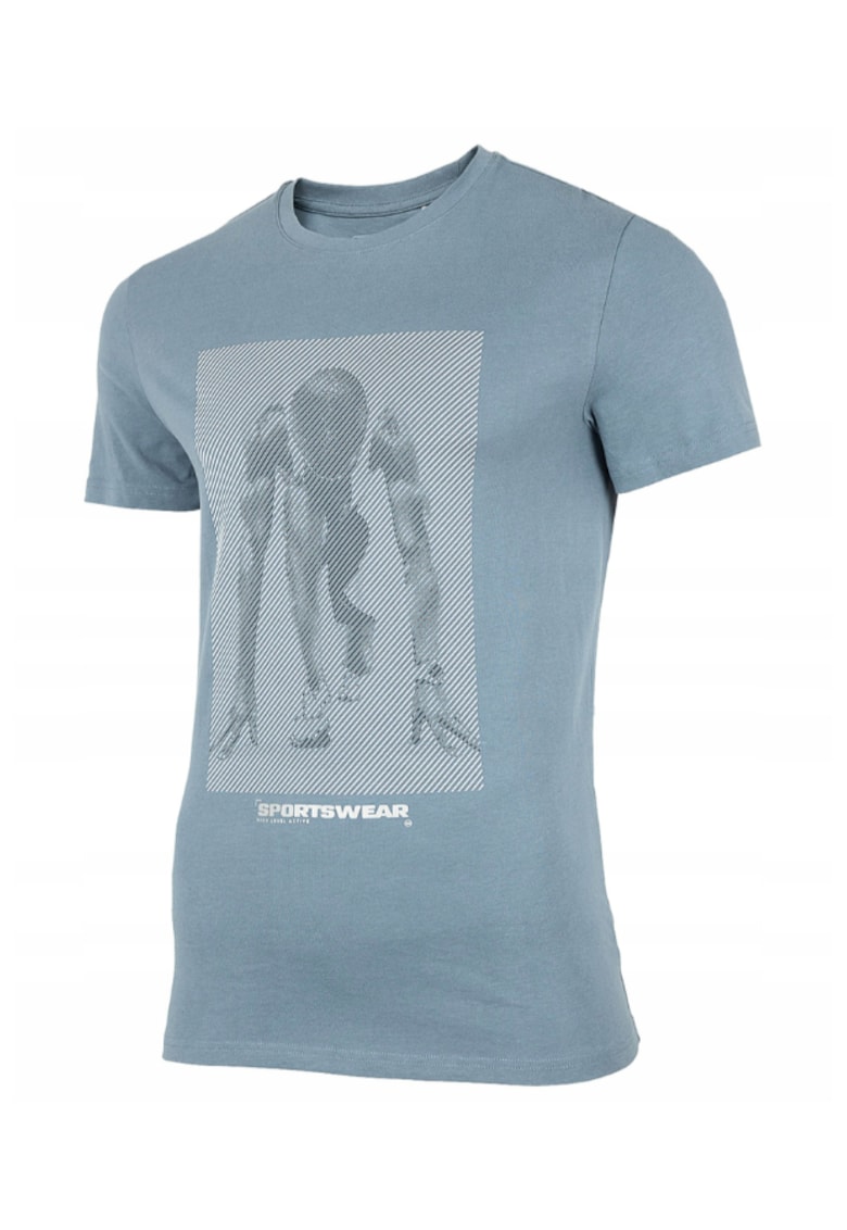 Tricou barbati - Denim - Bumbac - Albastru - Albastru