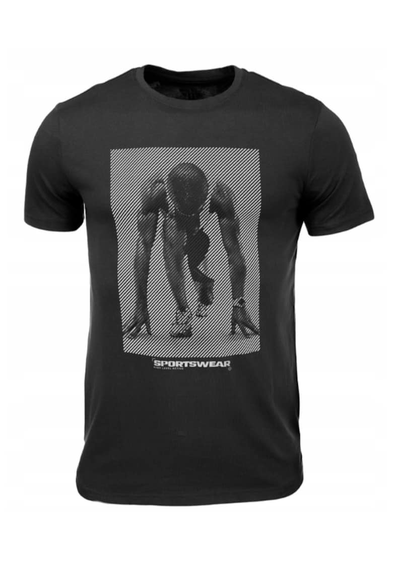 Tricou barbati Bumbac - Gri -