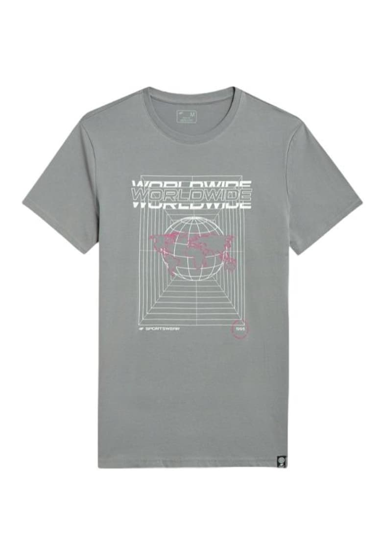 Tricou barbati - Bumbac - 65199 - Gri