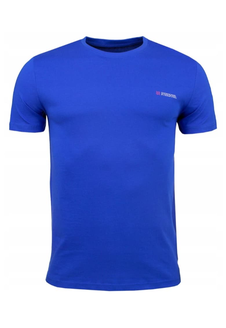 Tricou sport barbati M360 - Bumbac - Albastru