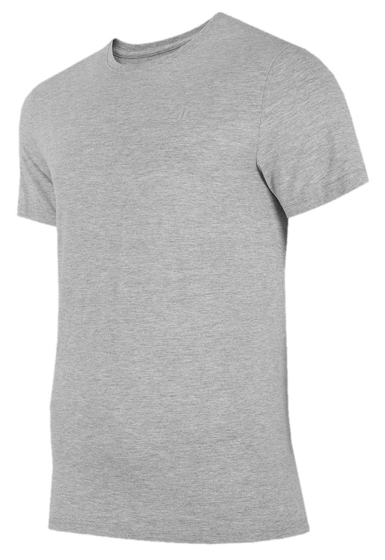 Tricou barbati - Bumbac - Gri - Masura - Gri