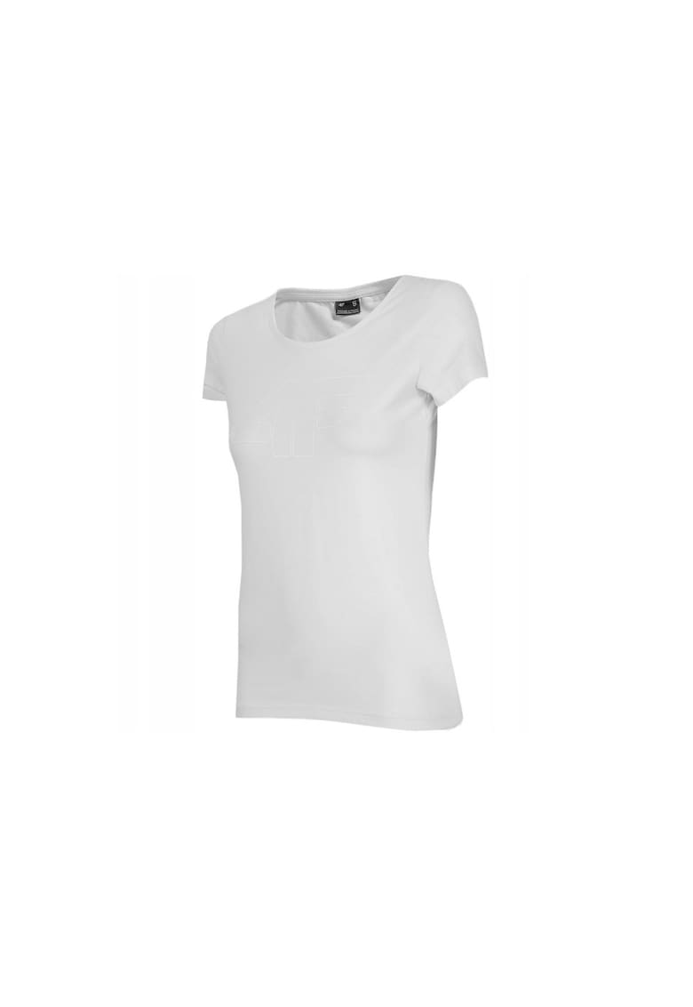 Tricou sport pentru femei - Bumbac - Alb -